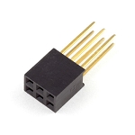 2x3 Arduino ICSP female header stackable