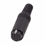 13 pin circular female DIN connector