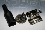 7 pin circular male DIN connector