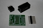 AVR ISP programmer Adapter KIT 10 to 6 pin
