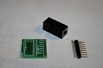 AVR JTAG connector to breadboard adapter