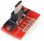 USB MicroB Plug Breakout Board