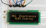 OLED 16x2 character display