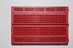 RED Solderless Breadboard 400 Tie Points for TI Launchpad