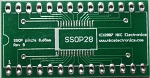 SSOP to DIP 28-pin Adapter