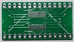 TSSOP to DIP adapter 28-pin 0.65mm pitch